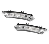 Qklyxr For Buick, for Regal 2011 2012 2013 2014 2015 2016 2 broches LED rétroviseur de voiture clignotant lampe (gauche Remplacement du voyant de rétroviseur latéral(BLACK Left and Right)