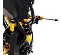 Qklyxr for KAABO, Wolf Warrior11 Warrrior GT King+, Scooter électrique Amortisseur de Direction pour Trottinette électriq(Black 1set Install part4)