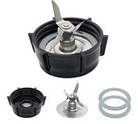 Qklyxr, for Oster, pièces de rechange for mixeur Blender Lame à glace avec capuchon de base de pot et deux joints toriques en caoutchouc Kit de rafraîchissement d'accessoires Blender Blade