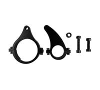Qklyxr for Scooter électrique KAABO, Wolf Warrior11, Warrrior GT, King Amortisseur de Direction pour Trottinette électrique(Black 1set Install part4)