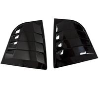 Qklyxr Garniture de persienne Persienne de Lunette arrière, pour Kia Forte K3 2013-2018 berline, Couvercle volet latéral Voiture, Garniture autocollante, becquet(Black Gloss Black)