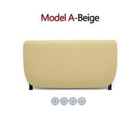 Qklyxr Housse de poche rangement en cuir for panneau arrière siège gauche et droit voiture, for, série 5 7 GT F10 F11 F01 F02 F07 2009 - 2013 Organiseur de dossier de siège auto(Model A Beige)