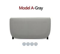 Qklyxr Housse de poche rangement en cuir for panneau arrière siège gauche et droit voiture, for, série 5 7 GT F10 F11 F01 F02 F07 2009 - 2013 Organiseur de dossier de siège auto(Model A Gray)
