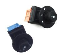 Qklyxr Interrupteur de commande de rétroviseur, pour Peugeot, pour Partner, 1007, pour citroën, Xsara Picasso Berlingo C2 C3, 185526 Module de commande de rétroviseur(Bule Bottom)