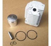 Qklyxr Kit cylindre-piston NB411 40 mm, for Robin, for Subaru, EC04 CG411 . 2CC Débroussailleuse Chemise de cylindre Koblen Anneaux serrage Broches Assy Strimme Cylindre de moteur pour outil de jardin