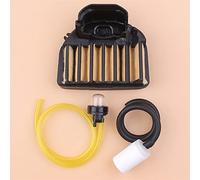 Qklyxr Kit d'ampoule d'amorce de tuyau de conduite de carburant de filtre à Air, for Husqvarna, 455 460, for Rancher, pièces de rechange de tronçonneuse Tuyau d'essence pour tronçonneuse