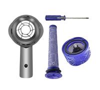 Qklyxr Kit de couvercle arrière de moteur for aspirateur Dyson, V6 DC58 DC59 DC61 DC62 DC63 DC74, ensemble de filtres pré/post-filtres de remplacement Pièces d'aspirateur
