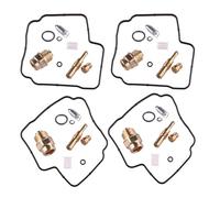 Qklyxr Kit de réparation carburateur moto flottant, for aiguille, for siège, CBR600F 1987 1988 1989 1990 CBR600 4 ensembles Remplacement du kit de réparation du carburateur