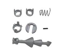 Qklyxr Kit de réparation cylindre serrure porte latérale avant gauche droite 7 pièces, for, E90 E91 E92 E93 série 3 Pièce de verrouillage de la e contact