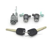 Qklyxr KIT DE SERRURE BARILLET DE CONTACTEUR D'ALLUMAGE BARILLET DE SERRURE DE PORTE AVEC 2 CLÉS CRV 2003-2006 Serrure de porte de voiture
