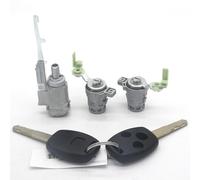 Qklyxr KIT DE SERRURE BARILLET DE CONTACTEUR D'ALLUMAGE BARILLET DE SERRURE DE PORTE AVEC 2 CLÉS CRV 2003-2006 Serrure de porte de voiture(3-Button Keys)