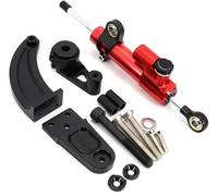 Qklyxr Kit de Support d'amortisseur stabilisation Direction for Scooter électrique Dualtron, 2 3, Thunder, Ultra, Raptor Amortisseur de Direction pour Trottinette électrique(Black E)