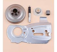 Qklyxr Kit d'engrenages à vis sans fin for pompe huile tambour d'embrayage, pièces de rechange for tronçonneuse, for Husqvarna, 340 345 350 503875701 578097901 Pièce d'embrayage