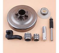 Qklyxr Kit engrenages vis sans fin pompe huile roulement tambour embrayage graisseur piston pièces tronçonneuse for Husqvarna 340 345 350 JONSERED 2145 2150 Pièce d'embrayage