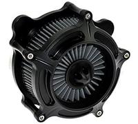 Qklyxr Maille de ventilation de cylindre Admission de filtre à air de pointe de moto, pour Harley Touring 2000-2007 Dyna Softail 2000-2015