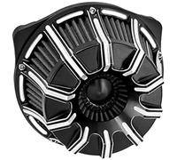 Qklyxr Maille de ventilation de cylindre Nettoyeur CNC de filtre à air de moto, pour Harley Dyna Fxr 2000-2017 Softail 2000-2015 Touring 2000-2007