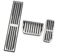 Qklyxr Pédales de voiture, for Jaguar, XE F-PACE XJL 2015-2019 AT plaque frein antidérapante en acier inoxydable Housse de pédale d'accélérateur et de frein pour v