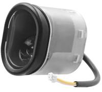 Qklyxr Pièces de Scooter électrique Phare LED, for Ninebot, Es1 Es2 ES3 Es4 Max G30 G30D Scooter Lampe Avant Lumière KickScooter Feu Avant de Scooter(Black ES Headlight)