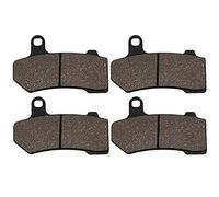 Qklyxr Plaquettes de frein avant et arrière for moto, for Harley DAVIDSON, FLHT Electra Glide Standard 2008-2010 FLHTC Classic 2008-2012 Plaquettes de frein moto(2pairs)