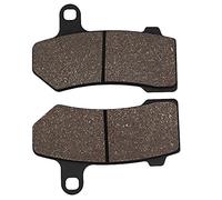 Qklyxr Plaquettes de frein avant et arrière for moto, for Harley DAVIDSON, FLHT Electra Glide Standard 2008-2010 FLHTC Classic 2008-2012 Plaquettes de frein moto(1pair)