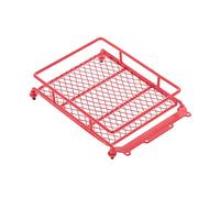 Qklyxr Porte-Bagages de Toit en métal RC 1/10, for Axial, SCX10 D90, for Traxxas, -4, CC01 Accessoires Galerie de Toit(Rot)