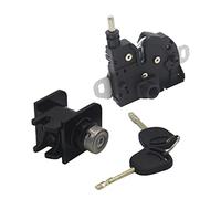 Qklyxr SERRURE DE CAPOT SERRURE DE PORTE MECHASIM ENSEMBLE COMPLET AVEC 2 CLÉS, for Ford, TRANSIT MK6 2000-2006 CONNECT 2002-2013 Serrure de porte de voiture
