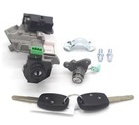Qklyxr SET COMPLET DE SERRURES INTERRUPTEUR D'ALLUMAGE SERRURE DE PORTE BARIL TRANS 2 CLÉS AVEC 48 PUCE 2005-2006 Serrure de porte de voiture