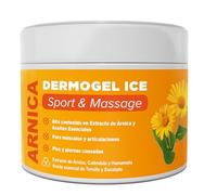 QKnatur - ARNICA MONTANA CREME GEL - Aide à soulager et apaiser les inconforts musculaires et articulaires - Teneur élevée en Arnica, Calendula, Extrait d'hamamélis - Massage (500 ml)