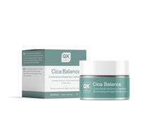 QKnatur - Cica Balance Crème Visage Hydratante et Réparatrice à la Centella Asiatica, Acide Hyaluronique, Aloe Vera, Jojoba et Karité - Pour Peaux Sensibles et Déshydratées - Jour et Nuit - 50 ml