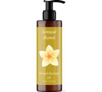 QKnatur - Huile de Massage Relaxante fleur de Monoï - BIO - 200ml - Pour des Massages Corporelles - Monoi