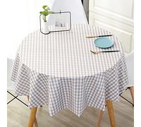 Qkoimpnrd Nappe Anti Tache Rectangulaire Toile Ciree Anti PVC Chaud pour Un Mariage Un Restaurant Une Fête Café Léger 180cm de Diamètre Rond