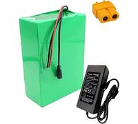 QKPFCVG 25.2V 29.4V Paquete De Batería De Litio 24V 8/10/12/15/20Ah E-Bike Batería Con BMS Batería Impermeable PVC Para 200W 350W Eléctrica Scooter Carritos De Golf Eléctricos 29.4V 10AH,XT60