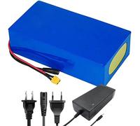 QKPFCVG Batería Ebike 48V, Batería Para Bicicleta Eléctrica 48V 10Ah 12Ah 15Ah 20Ah Batería De Alta Potencia Para 500W 750W 1000W Scooter Eléctrico Batería de ION Litio Con Cargador 54.6V