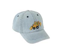 QKURT Casquette de Baseball pour Enfants, Protection Solaire, la Plage, Le Sport, Chapeau de Soleil pour Garçons, Chapeau de Pêcheur avec Motif d'Excavatrice pour Les 3-8 Ans