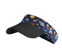 QKURT Chapeau Pare-Soleil pour Enfants, 2-10 Ans, Filles et garçons, Anti-UV, Chapeau de Soleil, visière de Golf avec Bandeau Respirant, Casquette de Sport pour activités de Plein air.