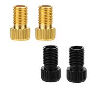 Qkurt Presta à Schrader Bike Valve Adaptor, Aluminium Alloy Adaptr Bike Valve