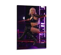 QKVPMNRQ Poster décoratif sur toile avec cadre « Wrestler Liv Morgan » pour salon, chambre à coucher, 30 x 45 cm