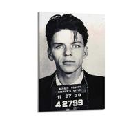 QKVPMNRQ Toile murale décorative Frank Sinatra pour salon, chambre à coucher, 30 x 45 cm, style moderne