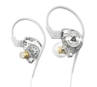 QKZ-Écouteurs filaires d'origine pour smartphone,AK3 FiLe HiFi,écouteurs avec microphone,basses,stéréo,musique,casque de sport,3.5mm - Type White with MIC