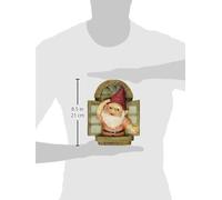 QL4283 Garden Gnome Statue-Knothole Welcome Gnomes-Tree Gnome Window-Fairy Garden-Gnome Village