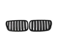 QLASIC pour B&MW E83 LCI X3 2007-2010 Grill Avant Noir Mat calandre Centrale Avant Grille Grill Couvercle