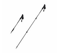 Qlbnxks Bâton de Trekking Pliable pour Montagne, Poignée Rétractable et Antidérapante, Ultralégers avec Système Verrouillage Rapide, avec Poignée Ergonomique, for la Randonnée(Size:1PC,Color:Noir)