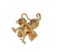 QLECXZI Accessoires religieux Collier Pendentifs Bouddhisme Garuda Fait main Purifier la négativité Beauté exquise Cadeaux puissants Collier Pendentif Accessoires DIY Religion
