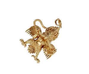 QLECXZI Accessoires religieux Collier Pendentifs Bouddhisme Garuda Fait main Purifier la négativité Beauté exquise Cadeaux puissants Collier Pendentif Accessoires DIY Religion