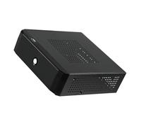 QLECXZI Boîtier PC de Bureau Gaming Robuste avec châssis en Aluminium et Interface USB pour Une accessibilité optimale. Boîtier PC de Bureau Noir, entièrement en Aluminium, M01, 19 x 20.5 x 6 cm