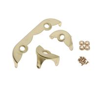 QLECXZI Ensemble de protège-clés en cuivre doré pour saxophone baryton | résistant et avec vis. Accessoire idéal pour les débutants et les musiciens. Cadeau parfait pour les débutants.