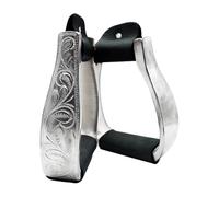 QLECXZI Étriers d'équitation antidérapants, équipement de Soutien Durable, Fabrication Artisanale, pour activités équestres, Accessoires de, étriers de Rechange pour