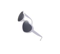 QLECXZI Lunettes de Soleil Uniques pour Femmes en Forme de cœur, Lunettes de Soleil en Forme de cœur pour Tout-Petits, Coffret Cadeau Mignon, idées