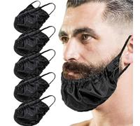QLECXZI Tablier à barbe, bonnet à barbe, couvre-chapeau ajustable, bandana | homme, housse en satin doux pour homme