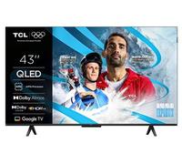 TCL TV QLED 43P79K 43'' 4K Google TV HDR Dolby Vision HDR10+ Dolby Atmos Aluminium brossé